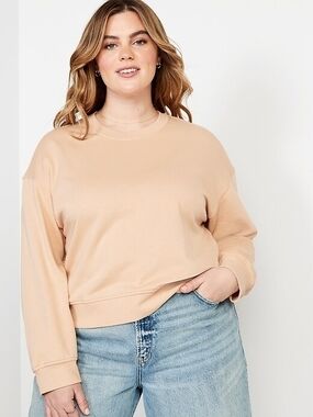 XXL • Old Navy • Cropped Vintage French-Terry Sweatshirt